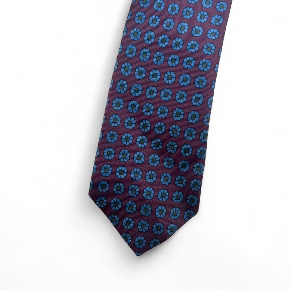 60s Silk Tie Mod floral Necktie